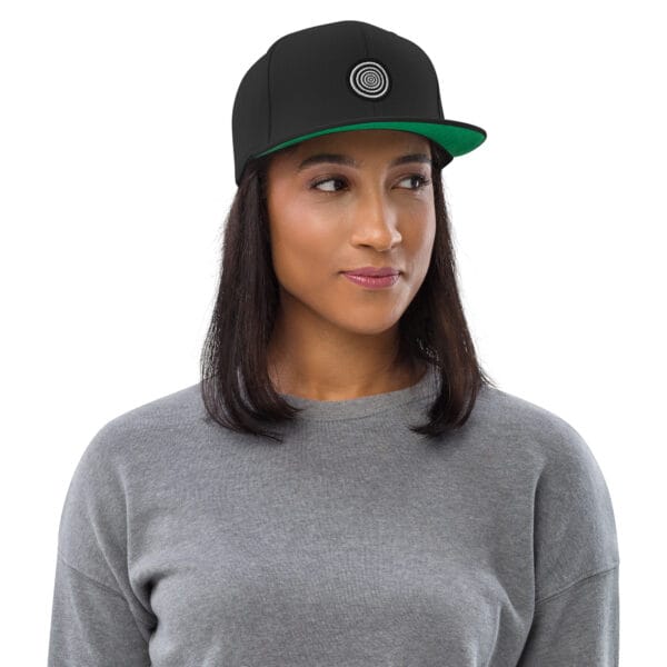 "The Target" Snapback Cap - Black - Image 10