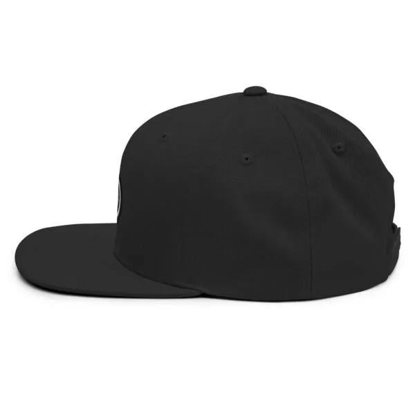 "The Target" Snapback Cap - Black - Image 6