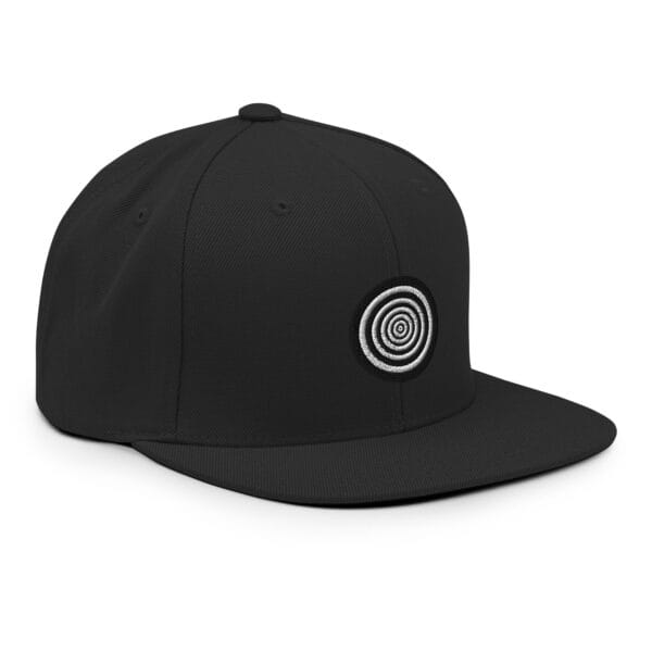 "The Target" Snapback Cap - Black - Image 4