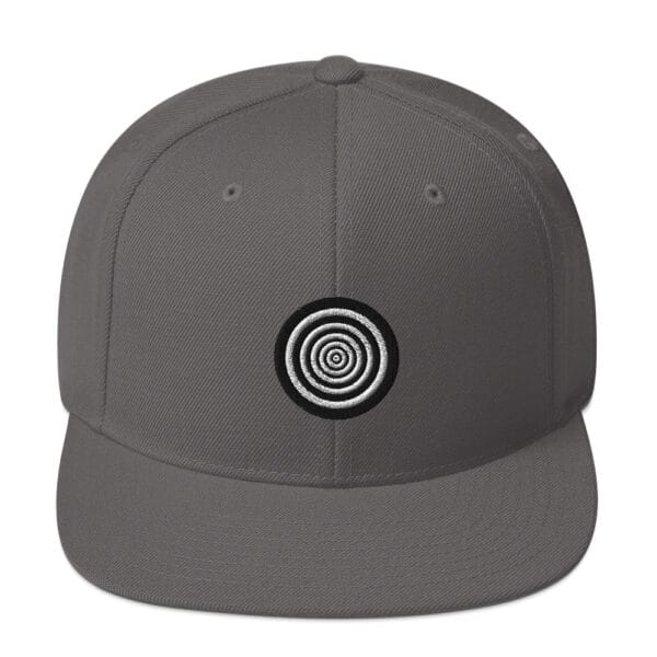 "The Target" Snapback Cap - Dark Grey