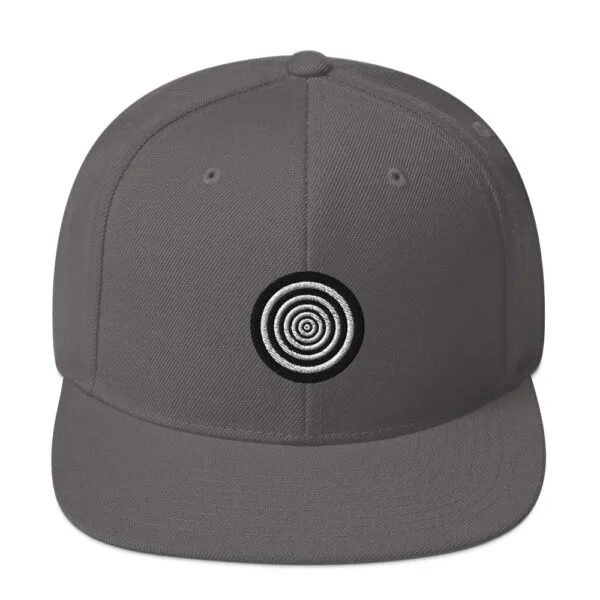 "The Target" Snapback Cap - Dark Grey
