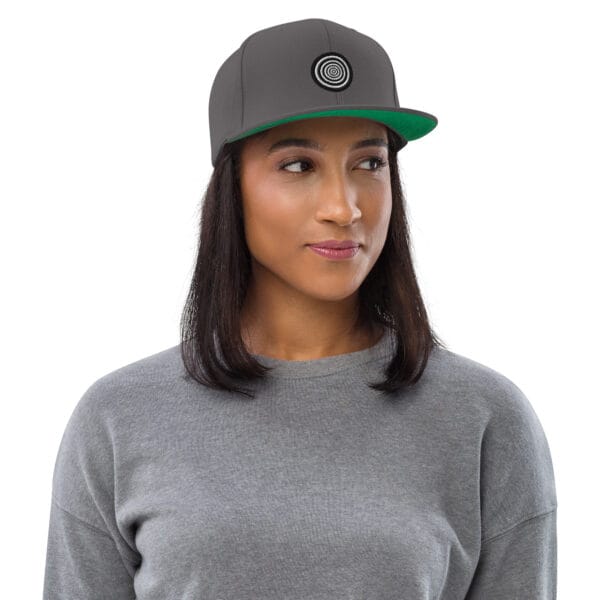 "The Target" Snapback Cap - Dark Grey - Image 11