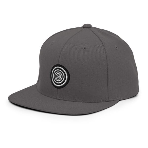 "The Target" Snapback Cap - Dark Grey - Image 6