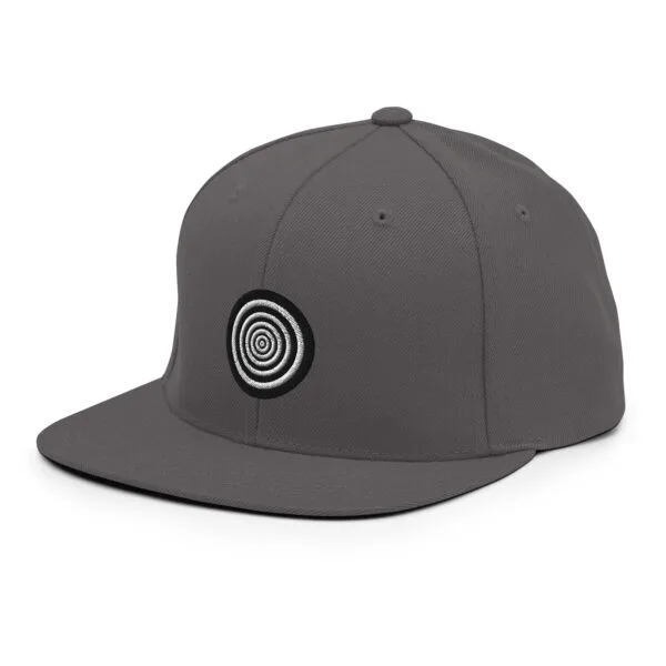 "The Target" Snapback Cap - Dark Grey - Image 6