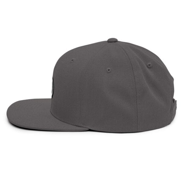 "The Target" Snapback Cap - Dark Grey - Image 5