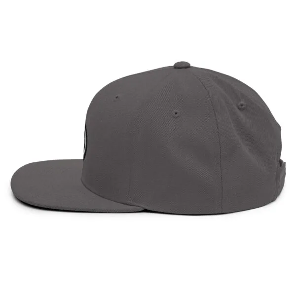 "The Target" Snapback Cap - Dark Grey - Image 5