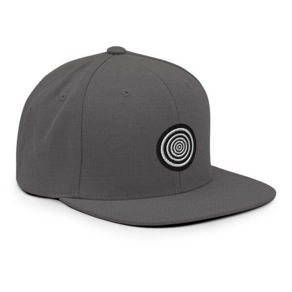 "The Target" Snapback Cap - Dark Grey - Image 4