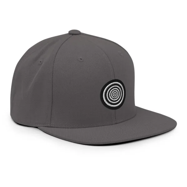 "The Target" Snapback Cap - Dark Grey - Image 4