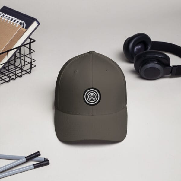 “The Target” Flexfit Cap - Dark Grey - Image 8