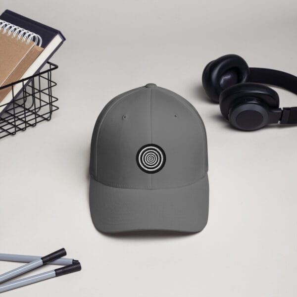 “The Target” Flexfit Cap - Grey - Image 8