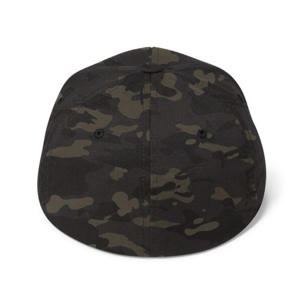 “The Target” Flexfit Cap - Dark Camo - Image 4