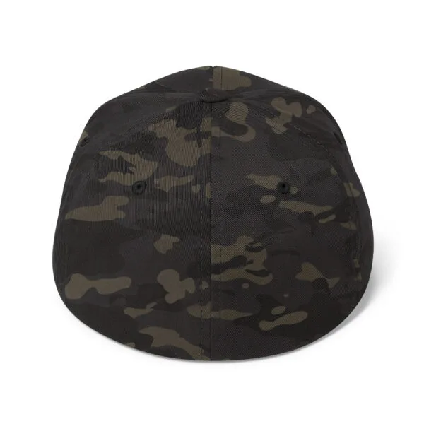 “The Target” Flexfit Cap - Dark Camo - Image 4