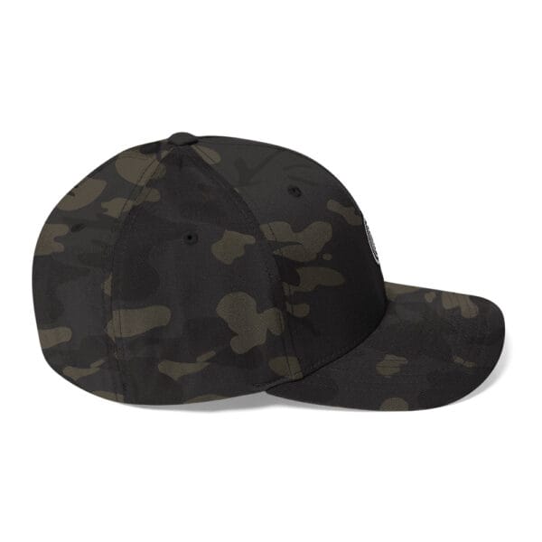 “The Target” Flexfit Cap - Dark Camo - Image 5