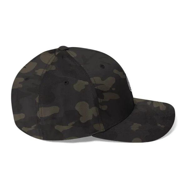 “The Target” Flexfit Cap - Dark Camo - Image 5