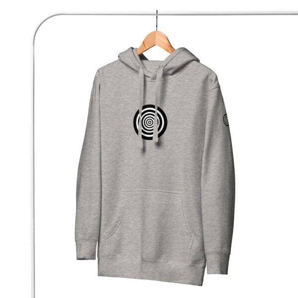 “The Target” Premium Hoodie - Grey - Image 2