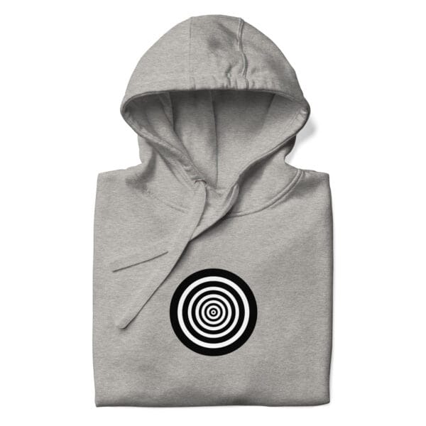 “The Target” Premium Hoodie - Grey - Image 3