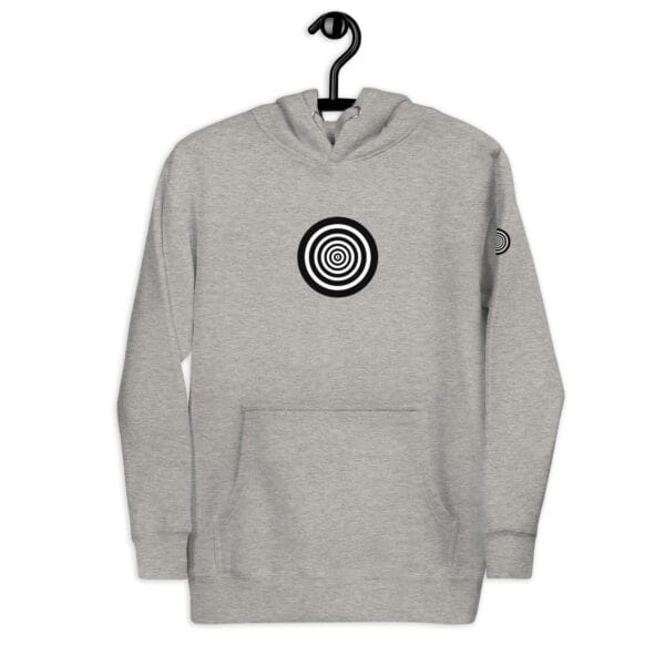 “The Target” Premium Hoodie - Grey - Image 6