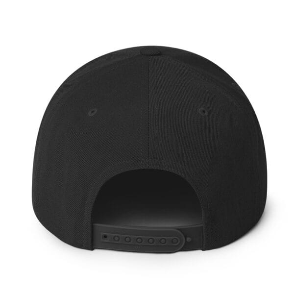 “The Space Invader” Snapback Cap - Black - Image 3