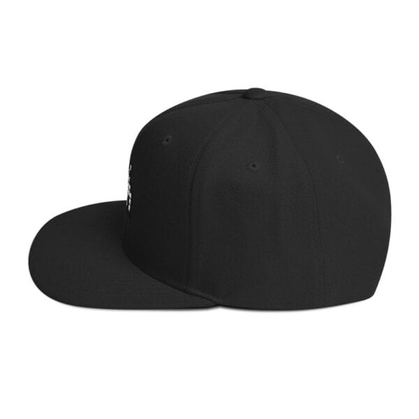 “The Space Invader” Snapback Cap - Black - Image 5