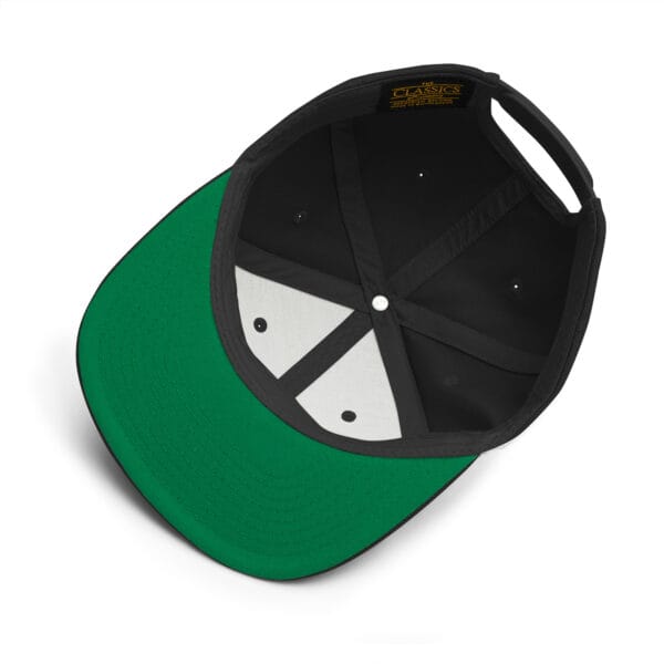 “The Space Invader” Snapback Cap - Black - Image 8