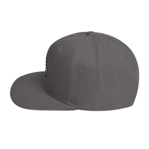 “The Space Invader” Snapback Cap - Grey - Image 5