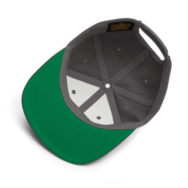“The Space Invader” Snapback Cap - Grey - Image 8