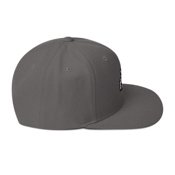 “The Space Invader” Snapback Cap - Grey - Image 4