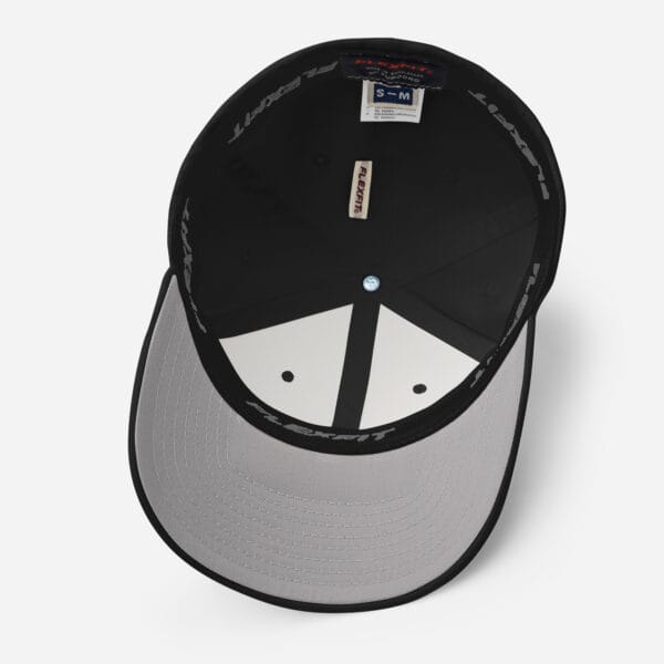 “The Space Invader” Flexfit Cap - Black - Image 10