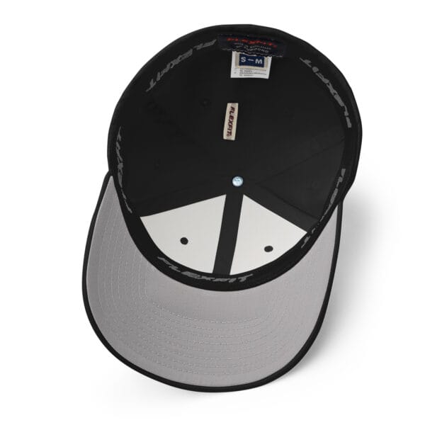“The Space Invader” Flexfit Cap - Black - Image 11
