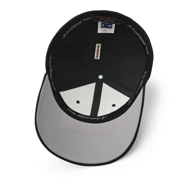 “The Space Invader” Flexfit Cap - Black - Image 11