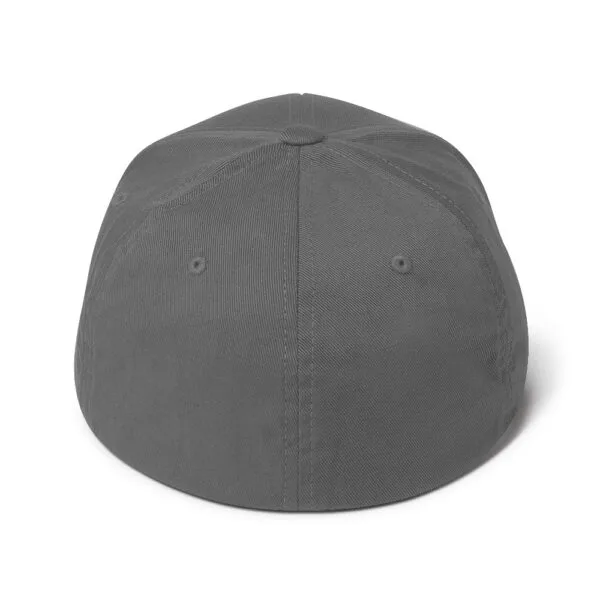 “The Space Invader” Flexfit Cap - Grey - Image 5