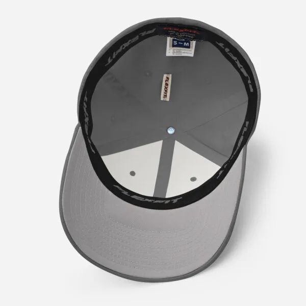 “The Space Invader” Flexfit Cap - Grey - Image 8