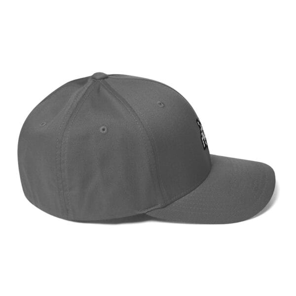 “The Space Invader” Flexfit Cap - Grey - Image 6