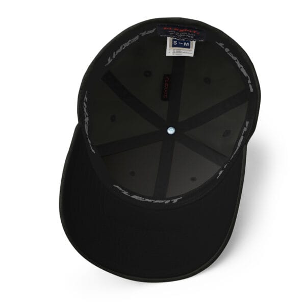 “The Space Invader” Flexfit Cap - Dark Camo - Image 11