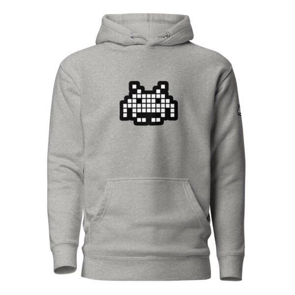 “The Space Invader” Premium Hoodie - Grey