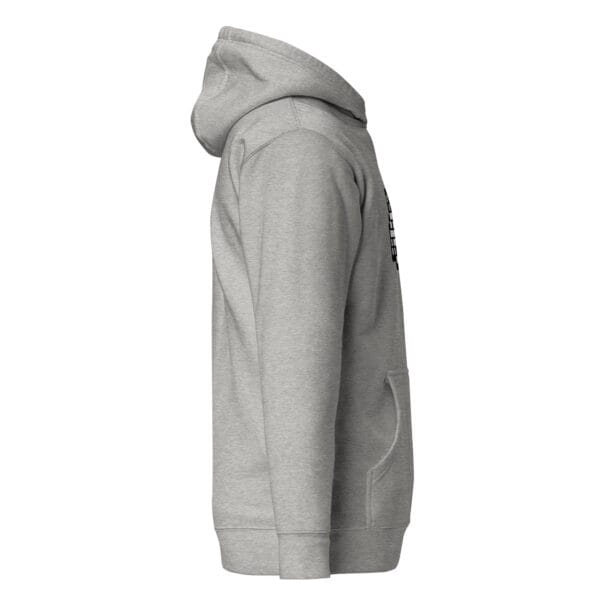 “The Space Invader” Premium Hoodie - Grey - Image 4