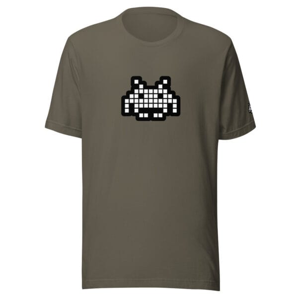 “The Space Invader” Premium T-Shirt - Army Green - Image 8