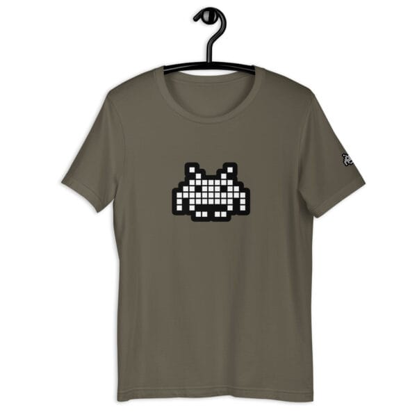 “The Space Invader” Premium T-Shirt - Army Green - Image 5