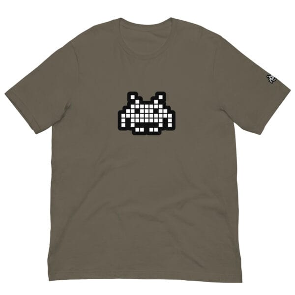 “The Space Invader” Premium T-Shirt - Army Green - Image 12