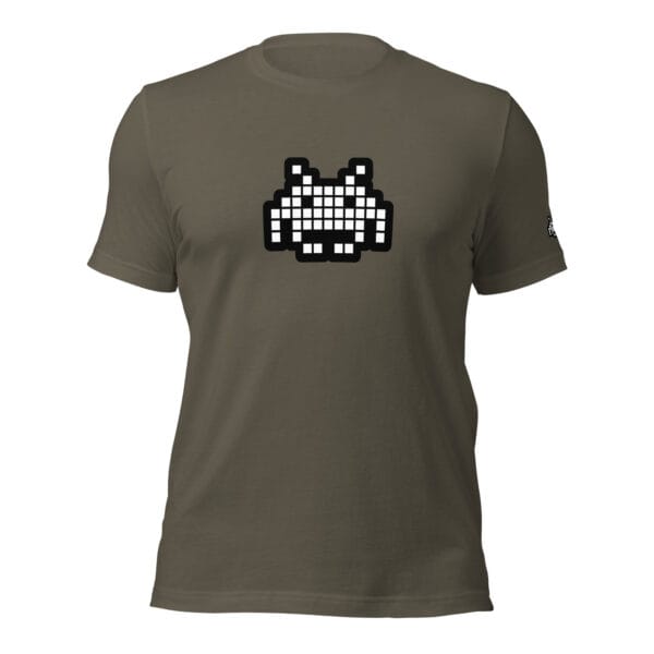 “The Space Invader” Premium T-Shirt - Army Green - Image 7