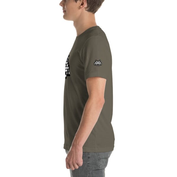 “The Space Invader” Premium T-Shirt - Army Green - Image 14