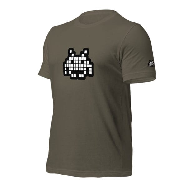 “The Space Invader” Premium T-Shirt - Army Green - Image 19