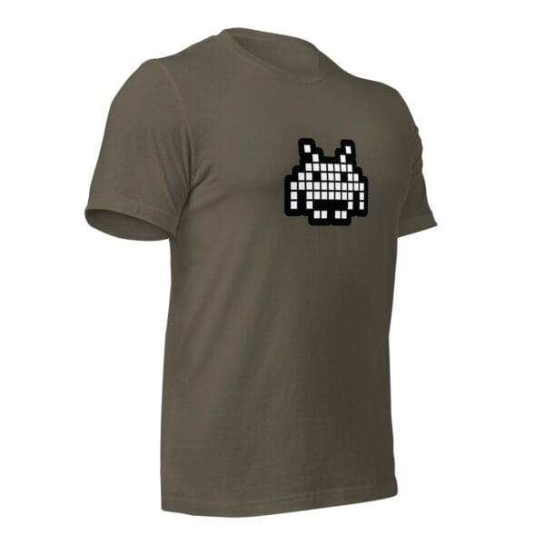 “The Space Invader” Premium T-Shirt - Army Green - Image 3