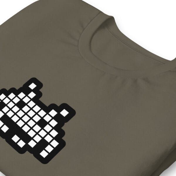 “The Space Invader” Premium T-Shirt - Army Green - Image 20