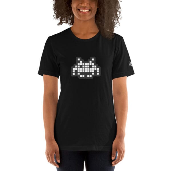 “The Space Invader” Premium T-Shirt - Black - Image 10