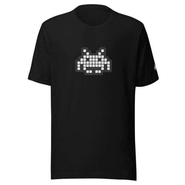 “The Space Invader” Premium T-Shirt - Black - Image 5