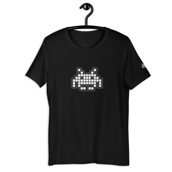 “The Space Invader” Premium T-Shirt - Black - Image 7