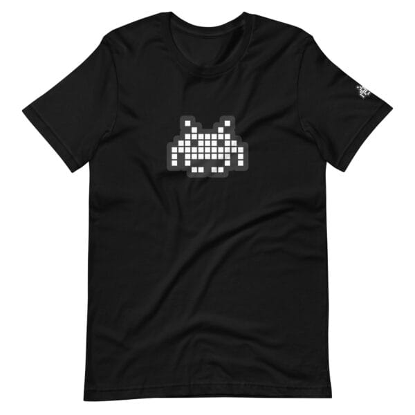 “The Space Invader” Premium T-Shirt - Black - Image 11