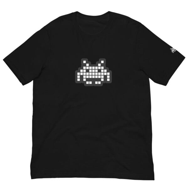 “The Space Invader” Premium T-Shirt - Black - Image 8
