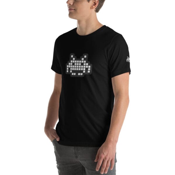 “The Space Invader” Premium T-Shirt - Black - Image 19